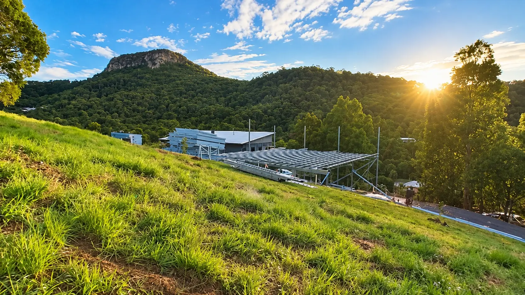 Hillside granny flat construction informed by reports and engineering